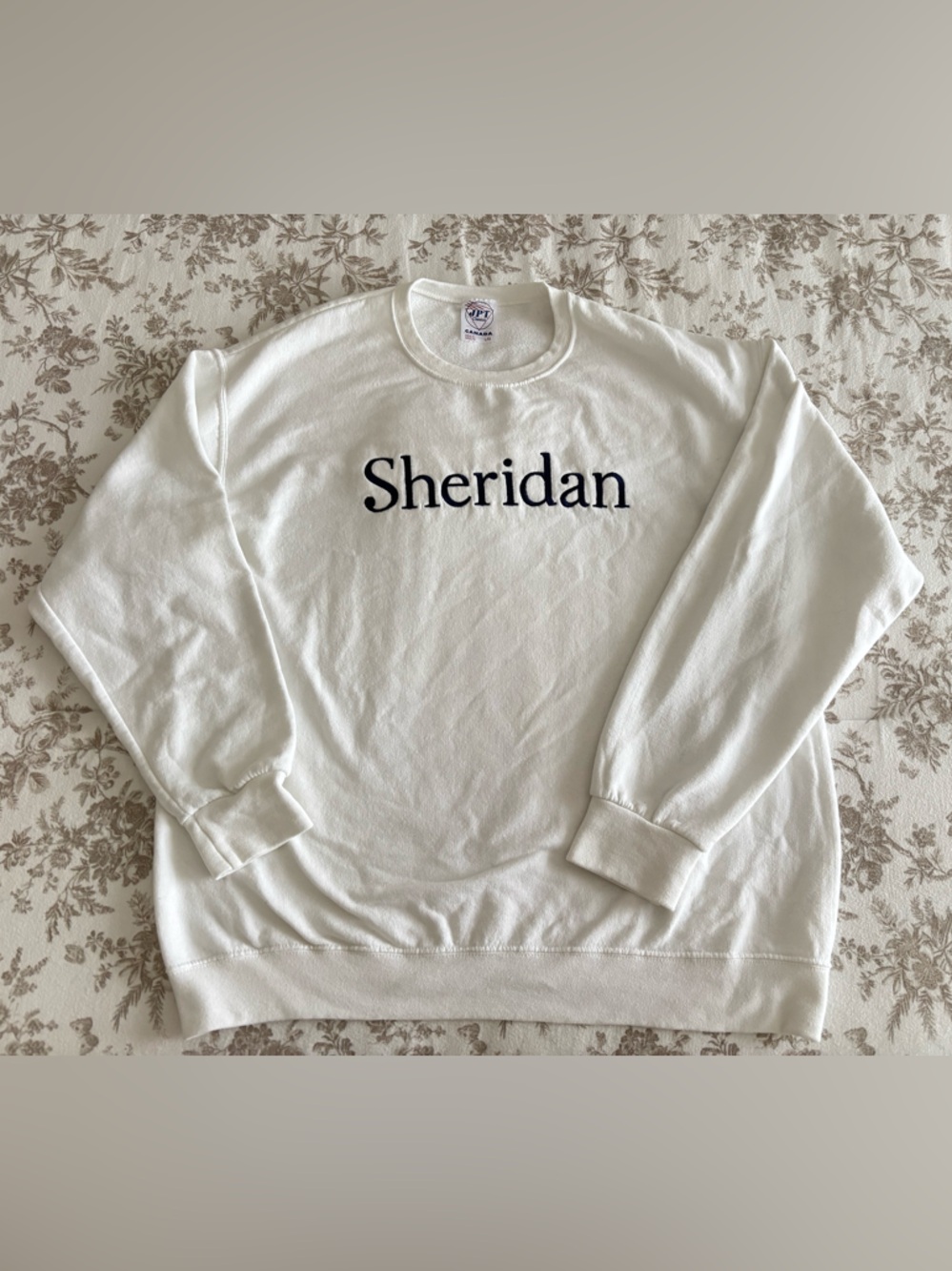 Embroidered Sheridan Crewneck